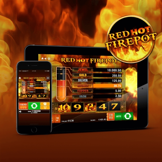 Red Hot Firepot exklusiv bei OnlineCasino-eu